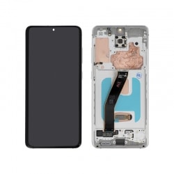 Bloc écran reconditionné pour Samsung Galaxy S20 Blanc photo 1