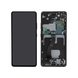 Bloc écran reconditionné pour Samsung Galaxy S21 Ultra Noir photo 1