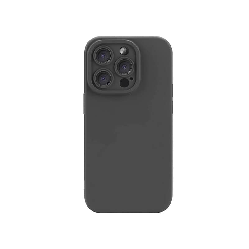 Coque silicone Noire pour iPhone 11 photo 1