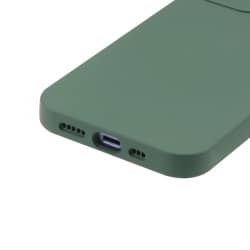 Coque silicone MagSafe Verte pour iPhone 12 Pro Max photo 4