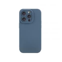 Coque silicone Bleu marine pour iPhone 12 Pro photo 1
