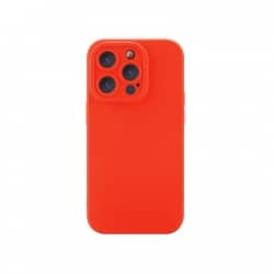 Coque silicone Rouge pour iPhone 12 Pro photo 1