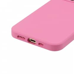 Coque silicone MagSafe Rose pour iPhone 12 photo 4