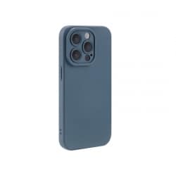 Coque silicone Bleu marine pour iPhone 14 Pro photo 2