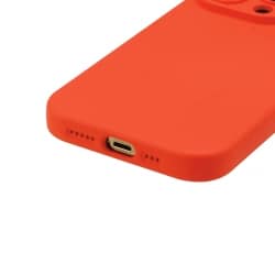 Coque silicone Rouge pour iPhone 14 photo 4