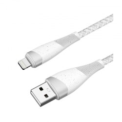 Câble tressé USB-C 1m Blanc photo 3