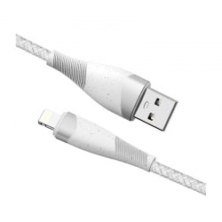 Câble tressé USB-C 1m Blanc photo 4