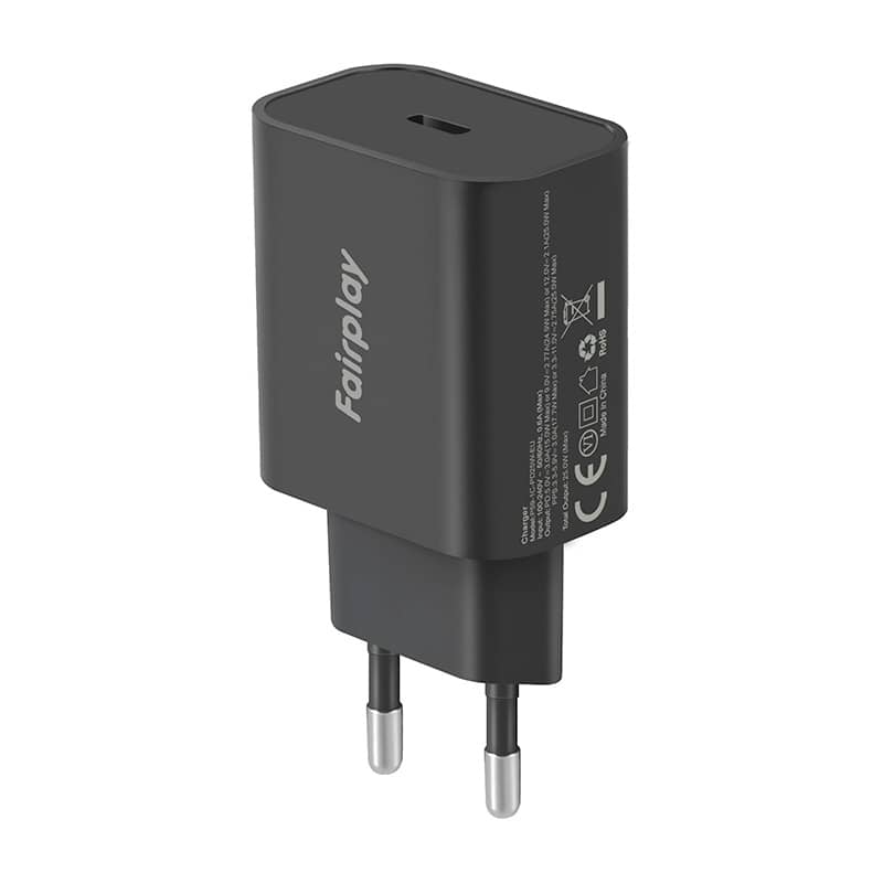 Chargeur 25W USB-C Noir photo 1