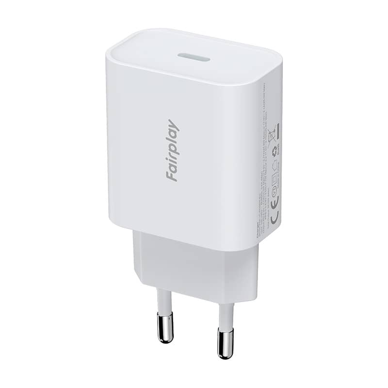 Chargeur 25W USB-C Blanc photo 1