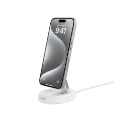 Support de recharge Qi2 et pliable 15 W Blanc - Sans chargeur secteur photo 3