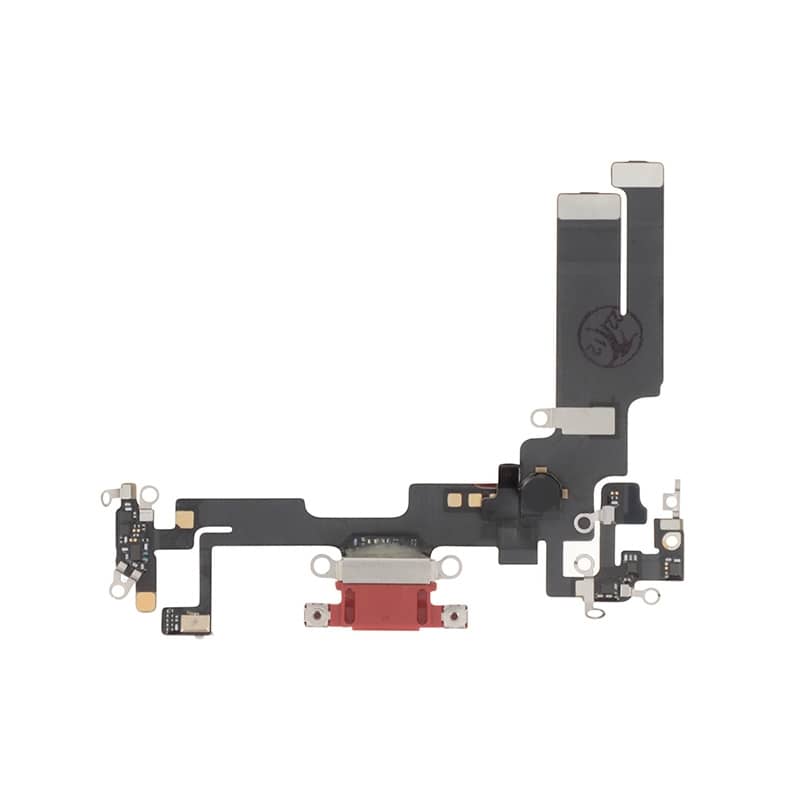 Connecteur de charge pour iPhone 14 Rouge - Origine reconditionné photo 1