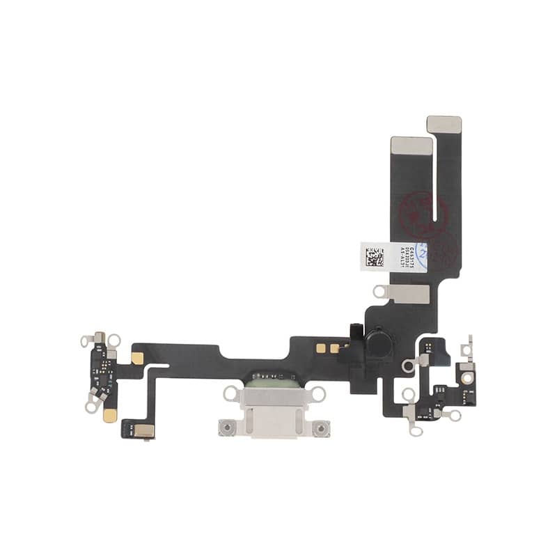 Connecteur de charge pour iPhone 14 Blanc - Origine reconditionné photo 1