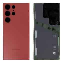 Vitre arrière pour Samsung Galaxy S23 Ultra Rouge_photo1