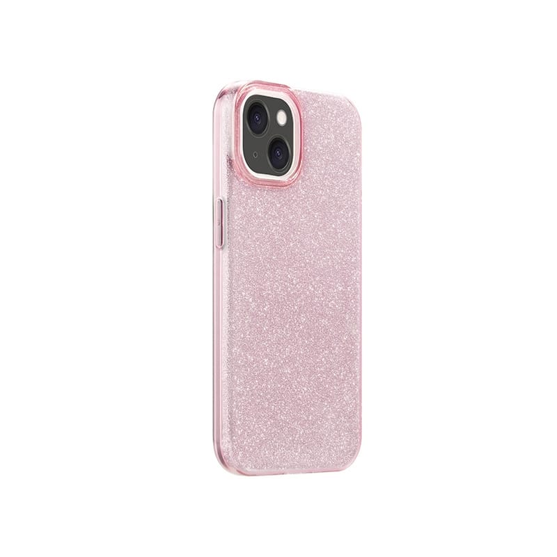 Coque Strass Rose pour iPhone 13 Pro et iPhone 14 Pro photo 1