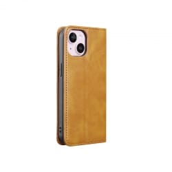 Etui portefeuille à clapet Marron pour Samsung Galaxy A05S photo 2