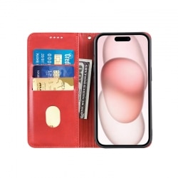 Etui portefeuille à clapet Rouge pour Samsung Galaxy A05S photo 7