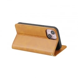 Etui portefeuille à clapet Marron pour iPhone 11 Pro photo 3