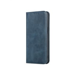 Etui portefeuille à clapet Bleu pour iPhone 12 et 12 Pro photo 1