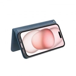 Etui portefeuille à clapet Bleu pour iPhone 13 Pro Max photo 6