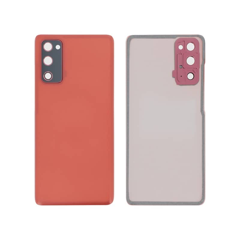 Vitre arrière compatible Rouge pour Samsung Galaxy S20 FE/S20 FE 5G photo 1