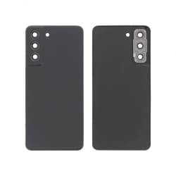 Vitre arrière compatible Noire pour Samsung Galaxy S21 FE photo 1