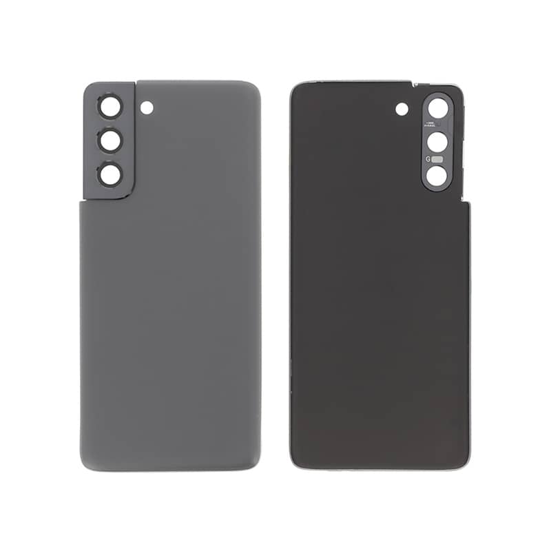 Vitre arrière compatible Grise pour Samsung Galaxy S21 5G photo 1