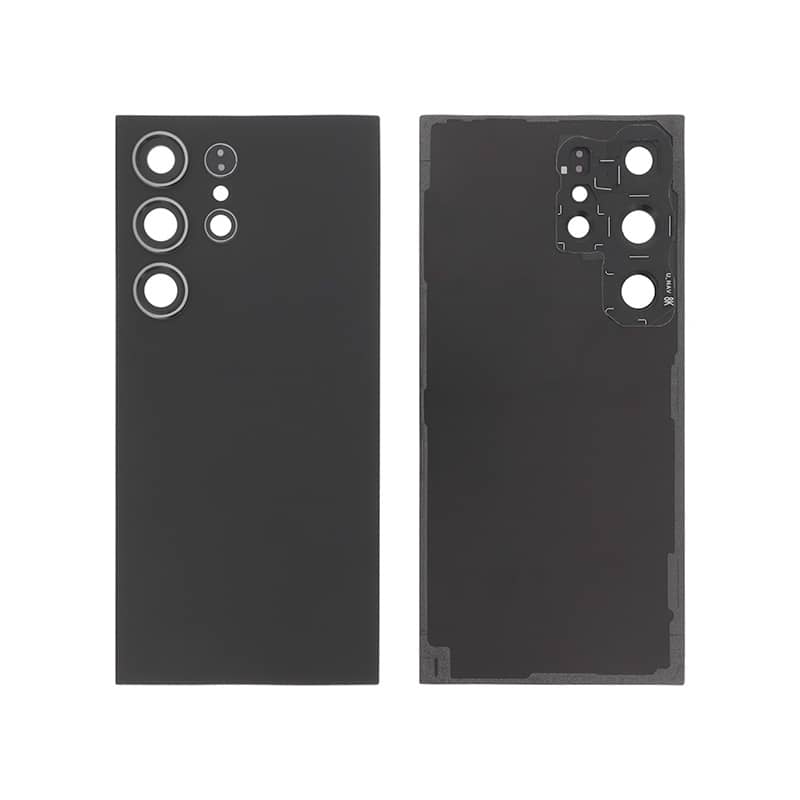 Vitre arrière compatible Titane Noir pour Samsung Galaxy S24 Ultra photo 1