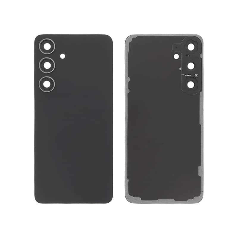 Vitre arrière compatible Noire pour Samsung Galaxy S24 photo 1