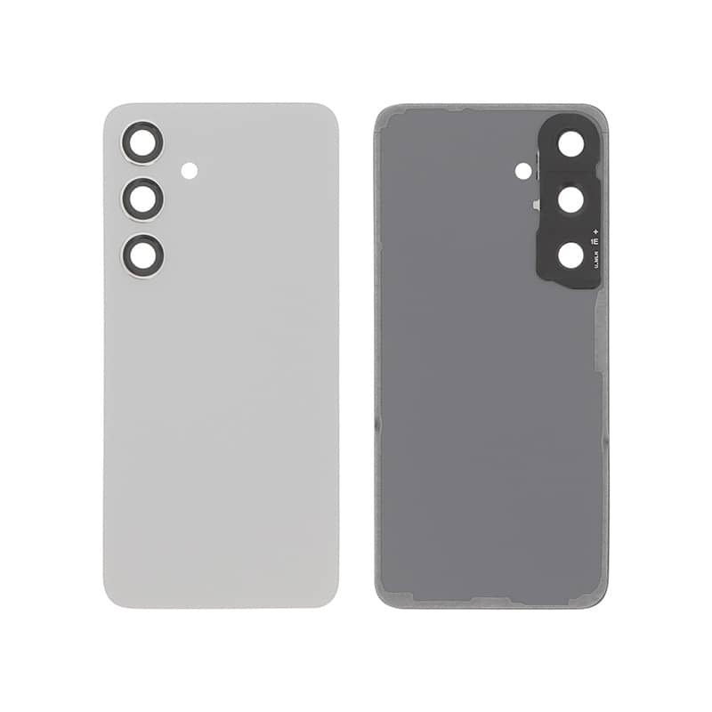 Vitre arrière compatible Argent pour Samsung Galaxy S24 photo 1