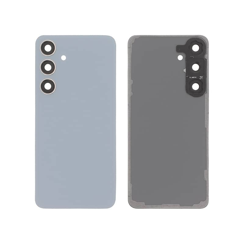 Vitre arrière compatible Bleue pour Samsung Galaxy S24+