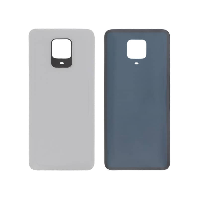 Vitre arrière blanche compatible pour Xiaomi Redmi Note 9 Pro photo 1