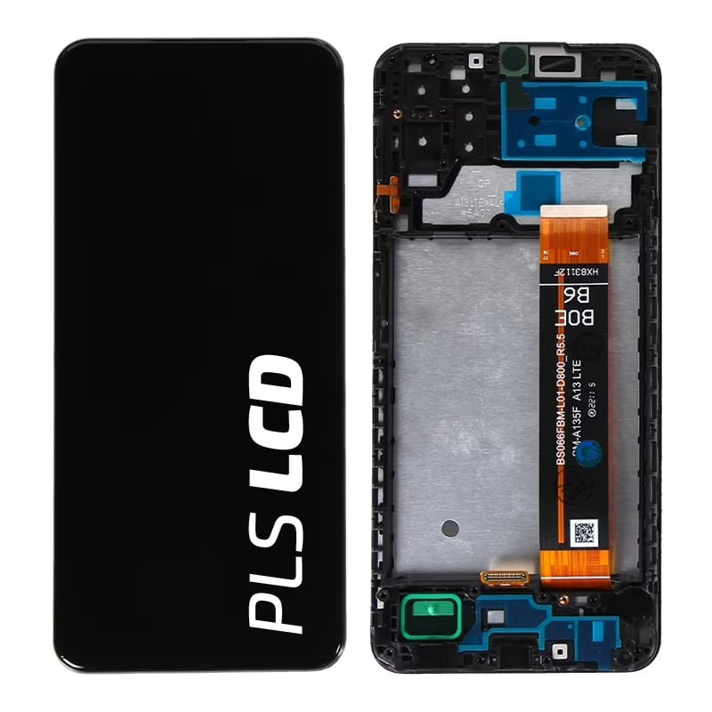 Bloc écran PLS LCD complet compatible avec châssis pour Samsung Galaxy A13 (A135F)_photo1