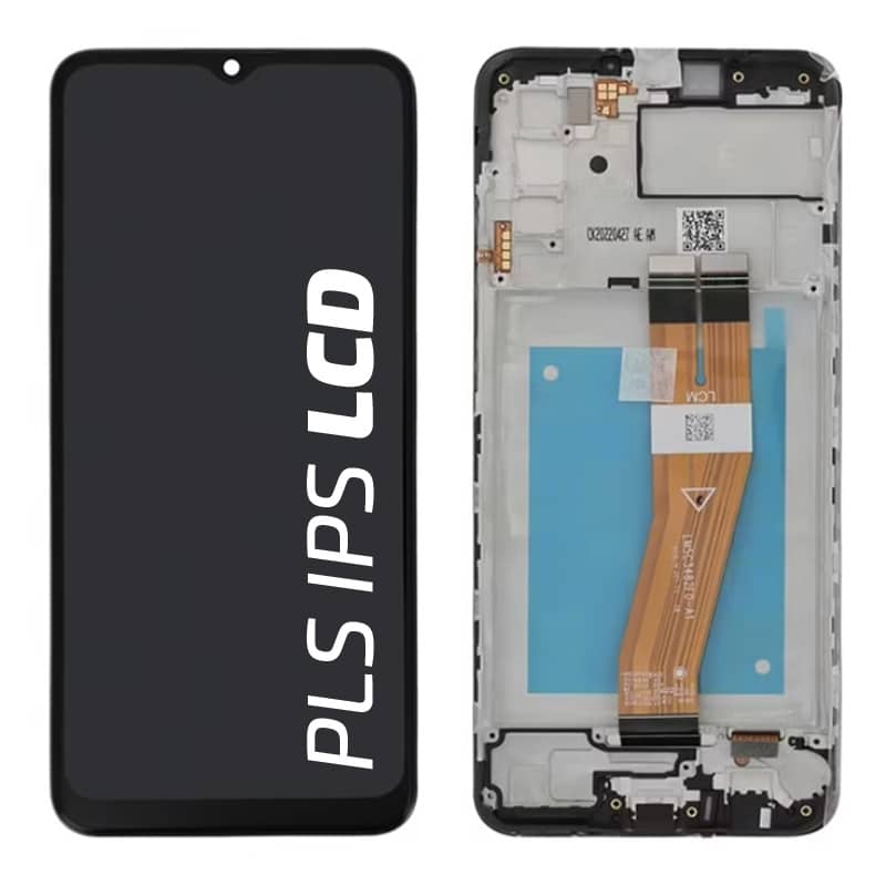 Bloc écran PLS LCD pré-monté sur châssis pour Samsung Galaxy A02s - Version G photo 1