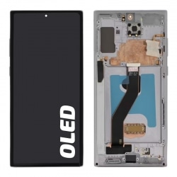 Ecran complet Oled avec châssis pour Samsung Galaxy Note 10+ Argent_photo1