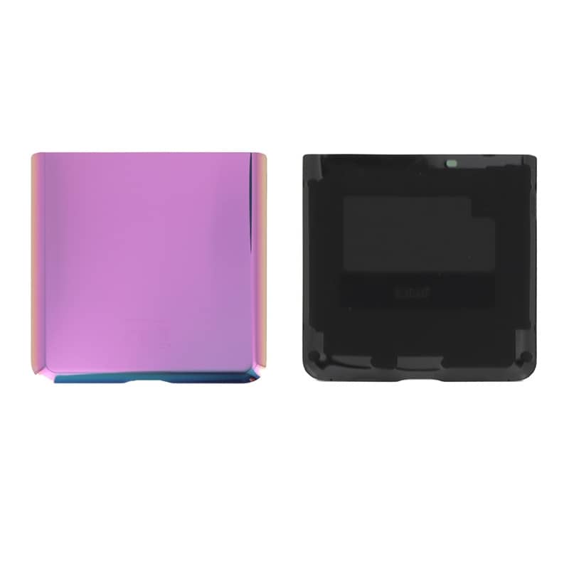 Vitre arrière inférieure d\'origine pour Samsung Galaxy Z Flip Violet - photo 1