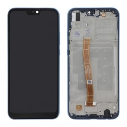 Ecran avec châssis reconditionné pour Huawei P20 Lite Bleu - photo 2