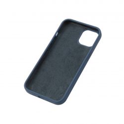 Housse silicone bleu marine pour iPhone 16