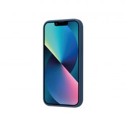 Housse silicone bleu marine pour iPhone 16 Pro