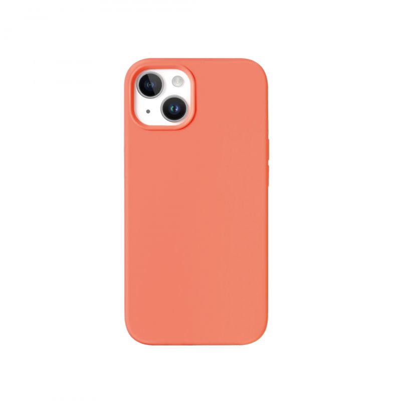 Housse silicone orange pour iPhone 16