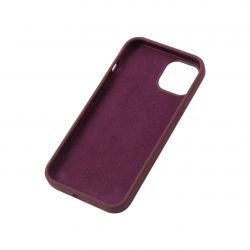 Housse silicone bordeaux pour iPhone 16