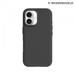 Coque RHINOSHIELD SolidSuit noire pour iPhone 16 photo 1