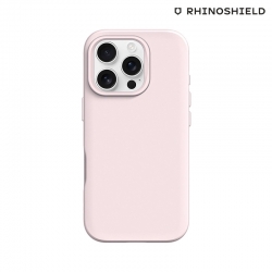 Coque RHINOSHIELD SolidSuit rose poudré pour iPhone 16 Pro photo 1