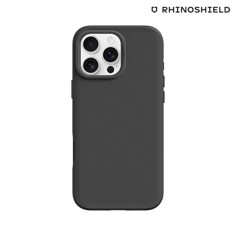 Coque RHINOSHIELD SolidSuit noire pour iPhone 16 Pro Max photo1