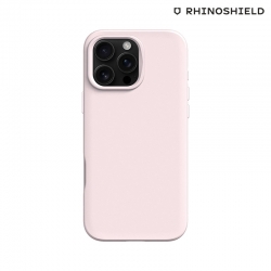 Coque RHINOSHIELD SolidSuit rose poudré pour iPhone 16 Pro Max photo2