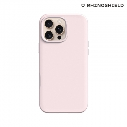 Coque RHINOSHIELD SolidSuit rose poudré pour iPhone 16 Pro Max photo4