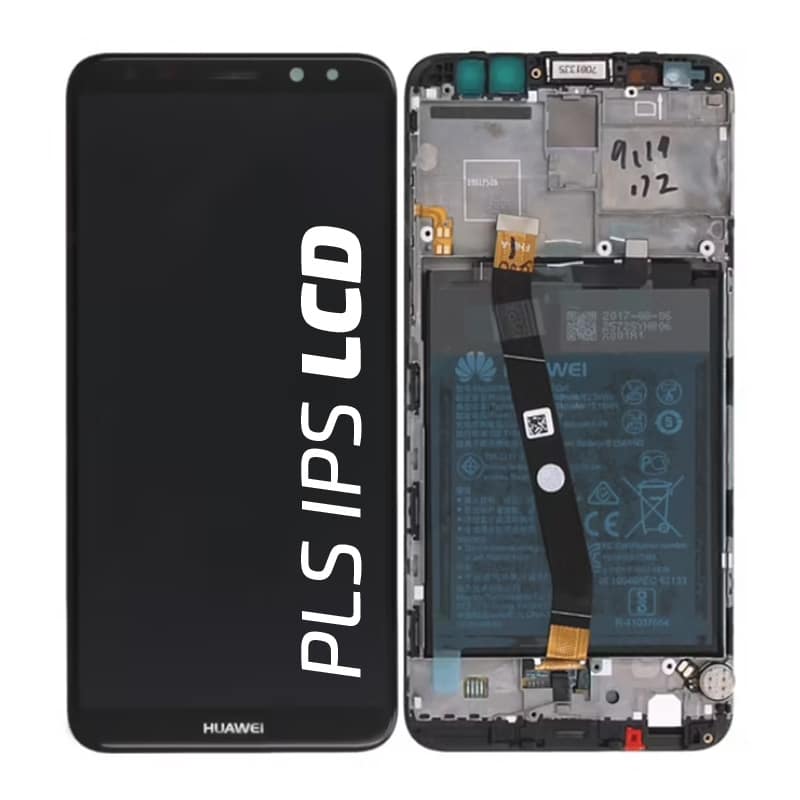 BLoc Ecran Noir COMPLET prémonté sur chassis + batterie pour Huawei Mate 10 Lite photo 1