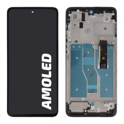 Bloc écran reconditionné avec châssis pour Motorola Moto G52 photo 1