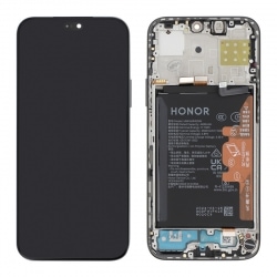 Bloc écran complet avec châssis et batterie pour Honor 200 Lite et Honor X8b - Noir photo 2