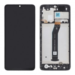 Bloc écran d'origine avec châssis pour Xiaomi Redmi A3 - Noir photo2