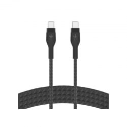 Câble BELKIN silicone tressé USB-C vers USB-C 1m photo 1